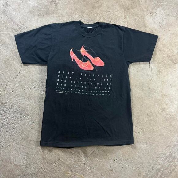 Vintage VTG 90’s Smithsonian Museum Wizard Of Oz Single Stitch Graphic T-Shirt - Picture 2 of 8